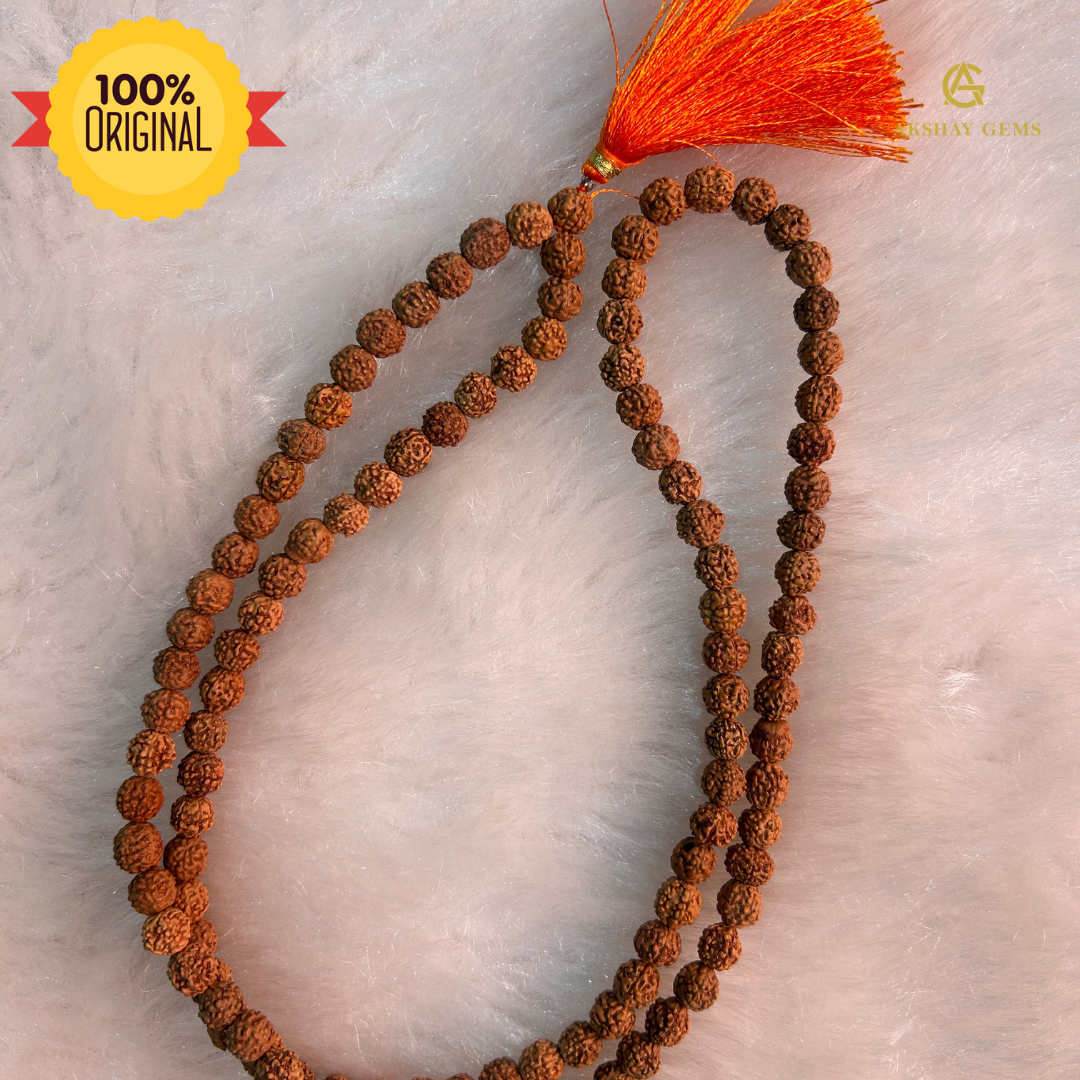 108 Amethyst Beads Japa Mala – 8mm / Without Knot